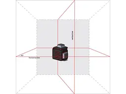Лазерний рівень ADA CUBE 2-360 PROFESSIONAL EDITION кейс, штатив - мініатюра 6