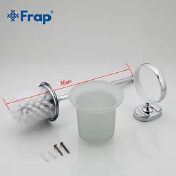 Йоржик туалетний Gappo G1810 настінний, Хром - мініатюра 4