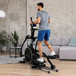 Орбітрек Hop-Sport HS-250CF Jucon чорно-золотистий - мініатюра 3