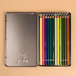 Набір олівців кольорових 99IDEAS "Color Expert" 12 кол., Botanical Set, метал. коробка, 99CE-12BOT - мініатюра 5