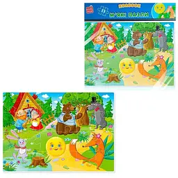 Розвивальна гра Vladi Toys, м’які пазли А4 «Малюк зможе. Колобок» VT1102-27