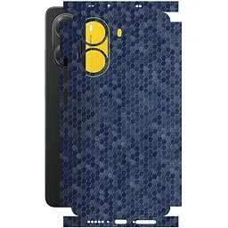 Захисна плівка StatusSKIN для Xiaomi Poco X7 Pro Корпус Вініл Соти сині