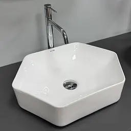 Умивальник VBI Quaglio white накладний VBI-012622, Білий - мініатюра 2
