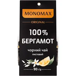 Чай чорний Monomax Original 100% Бергамот 90 г х 2 шт. - мініатюра 2
