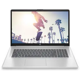 Ноутбук HP 17.3 17-cn3040ua FHD IPS/Intel N305/8GB/512SSD/Intel Graphics/DOS/Silver (C9RK9EA)