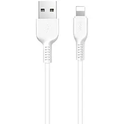 USB Cable Hoco X20 Flash Charged Lightning White 2m