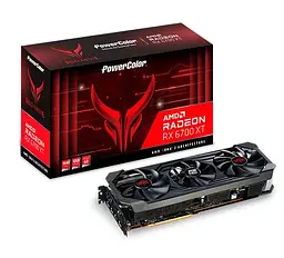 Відеокарта PowerColor AMD Radeon RX 6700 XT 12Gb Red Devil (AXRX 6700XT 12GBD6-3DHE/OC) (GDDR6, 192 bit, PCI-E v4.0) Б/в - мініатюра 5