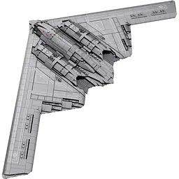 Конструктор Reobrix Стелс-бомбардувальник B2 на підставці (33038) [171525] - мініатюра 2