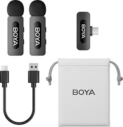 Мікрофон Boya BY-V20 Type-C Black (BY-V20) - мініатюра 2