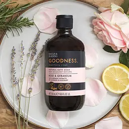Піна для ванни Baylis & Harding Goodness Rose & Geranium 500 мл - мініатюра 3
