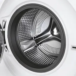 Haier Пральна машина фронтальна, 9кг, 1400, A+++, 52см, дисплей, пара, інвертор, люк чорний, білий - мініатюра 7