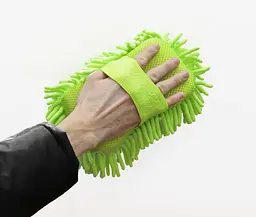 Щітка-губка "Макарони" для миття авто 21 см × 12 см AGM11 EcoKraft (6900514220724) - мініатюра 2