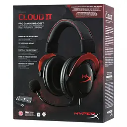 Комп'ютерна гарнітура HyperX Cloud II Red (KHX-HSCP-RD/4P5M0AA) - мініатюра 10