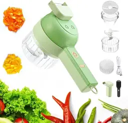 Ручний подрібнювач для овочів 4 в 1 Food Chopper - мініатюра 2