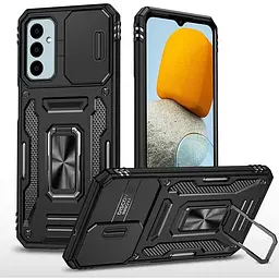 Ударостійкий чохол Epik Camshield Army Ring для Samsung Galaxy A26 5G Чорний / Black