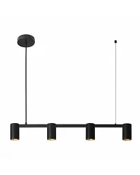 Підвісний світильник, люстра Goldlux 326171 Maribel GU10 4x10W IP20 Чорний