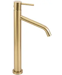 Змішувач для умивальника Rea Level високий, gold brush (REA-B6217)