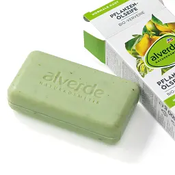 Тверде мило Alverde Naturkosmetik з рослинною олією та органічною вербеною 100 г - мініатюра 2