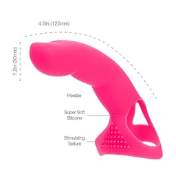 Насадка на палець Simple&True Extra Touch Finger Dong Pink - мініатюра 2