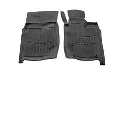 Передні 3D килимки для Mitsubishi L200 KAOT 2006-2015 ПРАВЕ КЕРМО комплект килимків з 2 штук