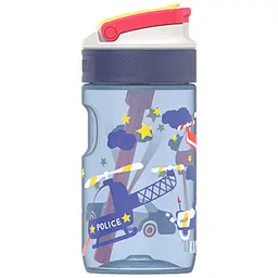 Пляшка для води тританова Kambukka Lagoon kids Police Patrol 400 мл синя (11-04059) - мініатюра 2