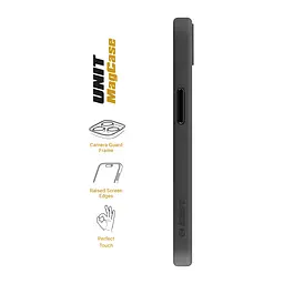 Чехол Apple iPhone 16e/17e, Unit MagSafe, черный, прозрачный, магсейф, противоударный, магнитный, панель-накладка с поддержкой MagSafe, с поддержкой беспроводной зарядки, TPU+PC, защита всего корпуса, ударопрочный, ArmorStandart (ARM83874) - мініатюра 3