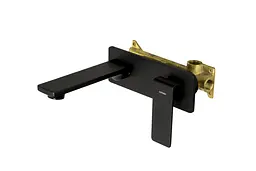 Змішувач для умивальника прихованого монтажу Corsan Trino black mat CMB7115BL Чорний матовий - мініатюра 5