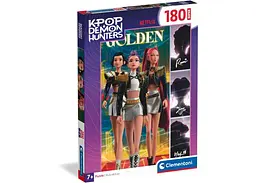 Пазл Clementoni Super: Подруги, K-Pop Мисливці на демонів, Netflix (Super - K-Рop Demon Hunters Puzzle - 180 pcs.), 180 ел. (21761)