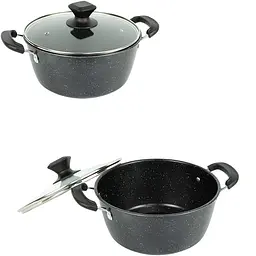 Каструля 2 л з мармуровим покриттям Hot Chef 16749-7
