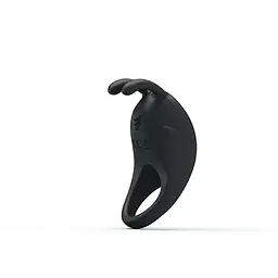 Ерекційне кільце Pretty Love Rabbit Vibrator 7.5 см чорний - мініатюра 4
