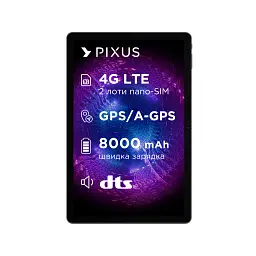 Планшет Pixus Titan 10.95" 8/256GB LTE, metal, graphite (4897058531763) - мініатюра 3