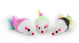 Happet Набір 3 кольорових мишки, 7,5 см (K078) - мініатюра 2