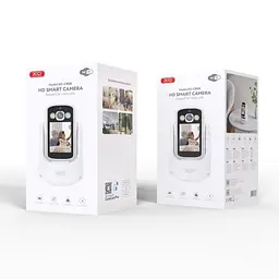 Камера спостереження XO CR08 200W Піксель AI Intelligent Two-Way Video Call Camera (2.4G+Bl) Біла - мініатюра 2