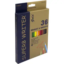 Олівці кольорові "Superb writer Gold" Marco 4100G-36CB 36 кольорів