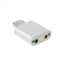 Звукова плата USB, Virtual 7.1 Channel, chip CZH-H077 - мініатюра 2