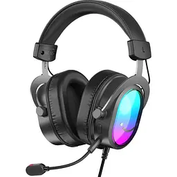 Ігрові навушники Fifine H16 RGB 7.1 Black [161113] - мініатюра 2