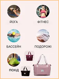 Жіноча дорожня складана сумка для ручної поклажі - мініатюра 7