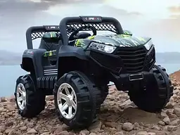 Дитячий електромобіль JEEP BUGGY на акумуляторі — позашляховик 4×4 з пультом керування, USB, MP3 та клаксоном - мініатюра 3