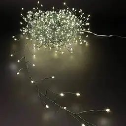 Гірлянда XPRO Роса феєрверк 20 м, 600 LED + пульт, Теплий білий (234575632_844) - мініатюра 4