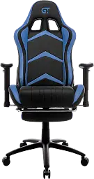 Геймерське крісло GT Racer чорне із синім (X-2534-F Black/Blue) - мініатюра 2