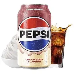 Напій газований Pepsi Zero Sugar Cream Soda 330 мл