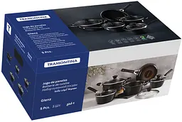 Набір посуду Glenz (9 предметів) TRAMONTINA kuh0015830 - мініатюра 2