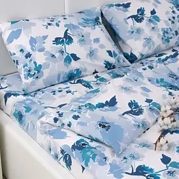Комплект постільної білизни Руно подвійний "Blue flowers" бязь 655.114_Blue flowers - мініатюра 2