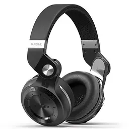 Навушники Bluedio T2 Plus з вбудованим радіо Bluetooth бездротові чорні