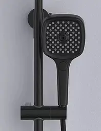 Душова система Dusel Pour Black Smart з підсвіткою (241307000), Чорний матовий - мініатюра 2