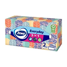 Серветки косметичні Zewa Everyday 100 шт. (7322540043464) - мініатюра 4