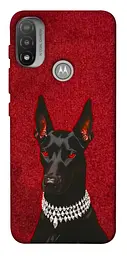 TPU чохол Demsky Premium doberman для Motorola Moto E20