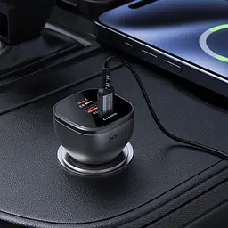 Автозарядка Acefast 3xUSB 165W (2xUSB-C + USB-A) B14 (6974316282938) - мініатюра 3