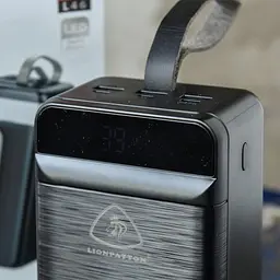 Універсальна зарядна батарея Power Bank LionPatton 60000Mah (Чорний) - мініатюра 4