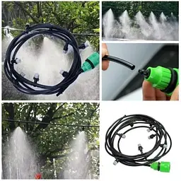 Крапельна система туман для поливу городу Good Idea ефект водяної стіни 10 метрів ефект водяного туману Чорний - мініатюра 6